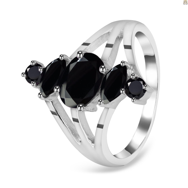 Black Tourmaline Ring BLS-RDR-2063.