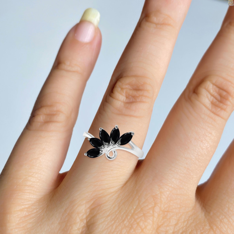 Black Tourmaline Ring BLS-RDR-2064.