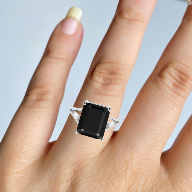 Black Tourmaline Ring BLS-RDR-2118.