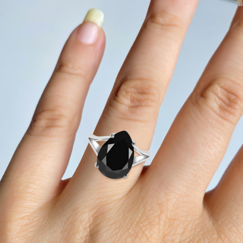 Black Tourmaline Ring BLS-RDR-2124.