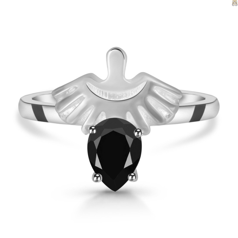 Black Tourmaline Ring BLS-RDR-2156.