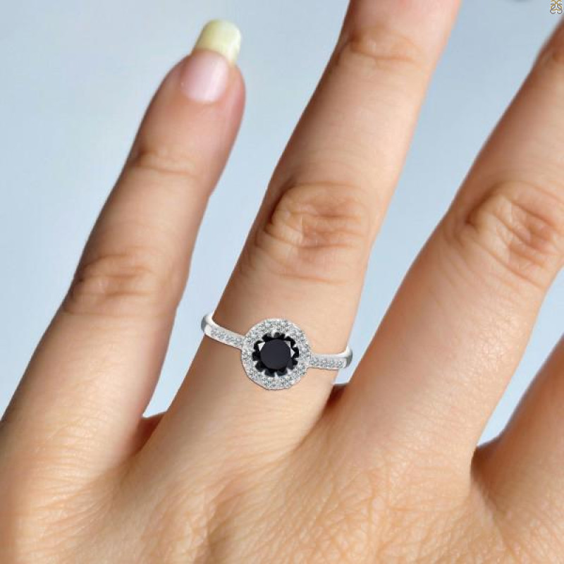 Black Tourmaline Ring BLS-RDR-2281.