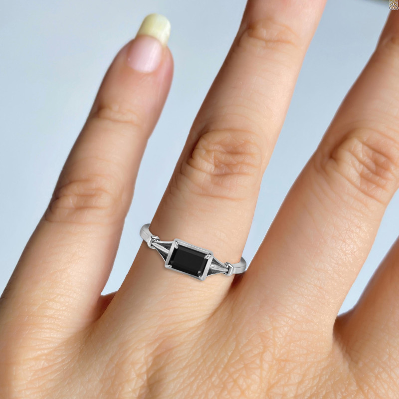 Black Tourmaline Ring BLS-RDR-2287.