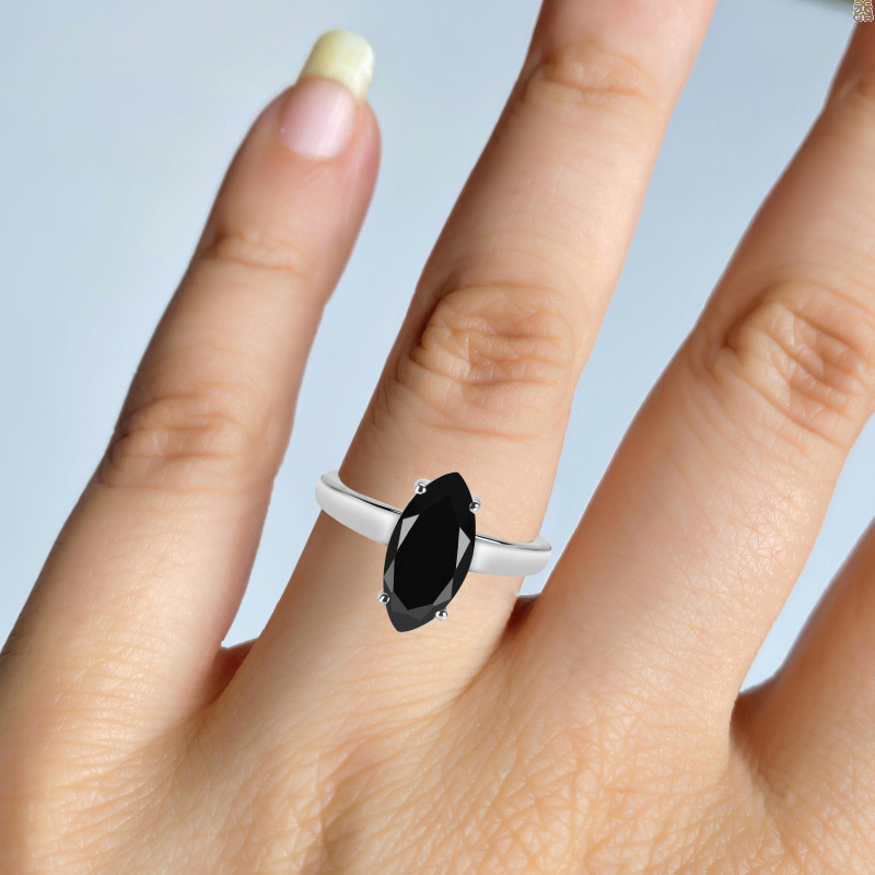 Black Tourmaline Ring BLS-RDR-2355.