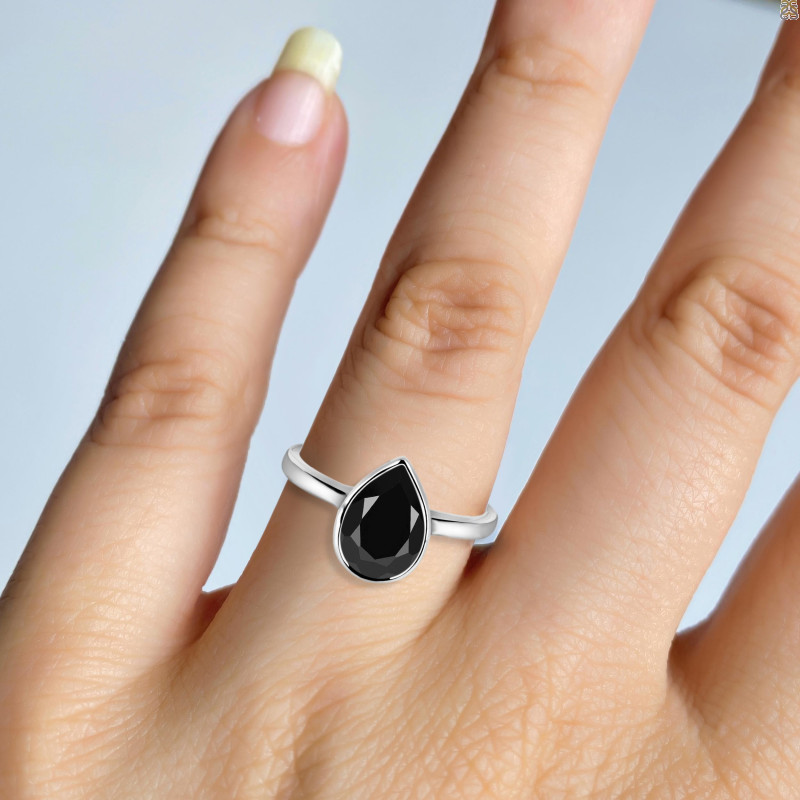 Black Tourmaline Ring BLS-RDR-2369.