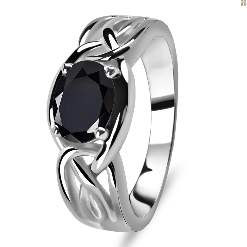 Black Tourmaline Ring BLS-RDR-24.