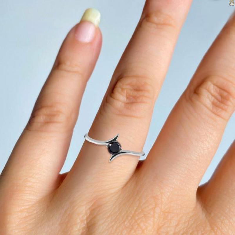 Black Tourmaline Ring BLS-RDR-2633.