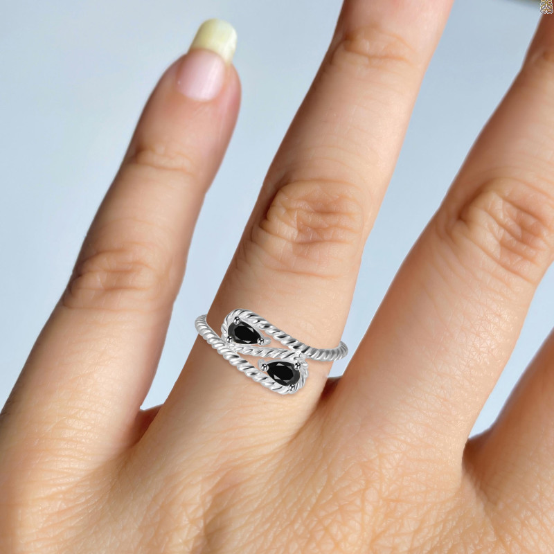 Black Tourmaline Ring BLS-RDR-2645.