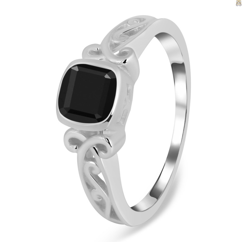 Black Tourmaline Ring BLS-RDR-2840.