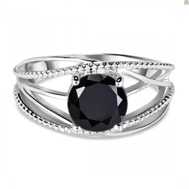Black Tourmaline Ring BLS-RDR-30.
