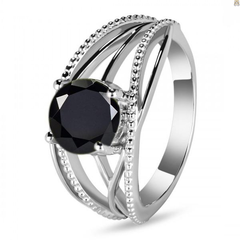 Black Tourmaline Ring BLS-RDR-30.