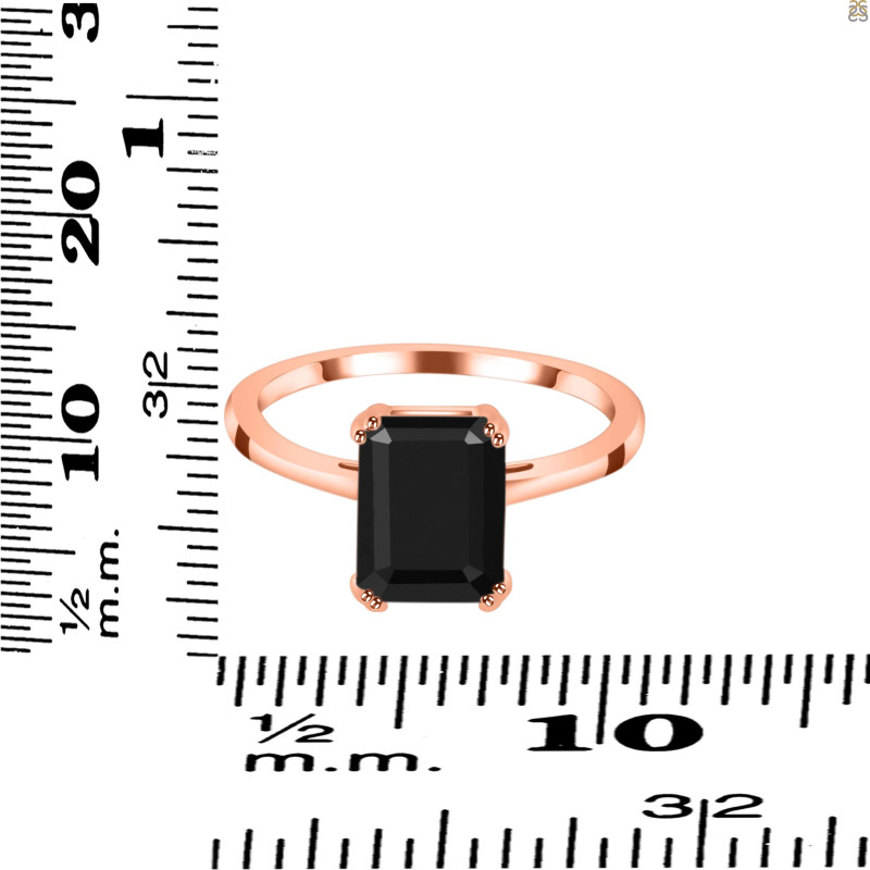 Black Tourmaline Ring BLS-RDR-3147.