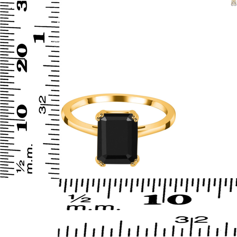 Black Tourmaline Ring BLS-RDR-3147.