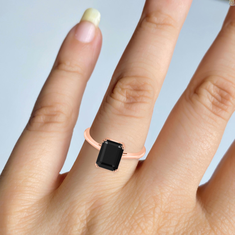 Black Tourmaline Ring BLS-RDR-3147.