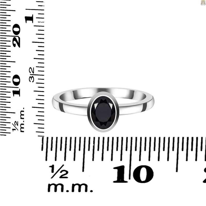 Black Tourmaline Ring BLS-RDR-3251.