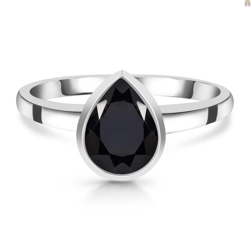 Black Tourmaline Ring BLS-RDR-3252.