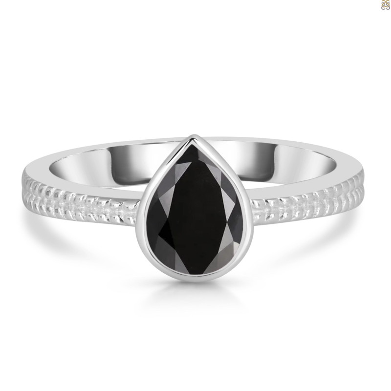 Black Tourmaline Ring BLS-RDR-347.