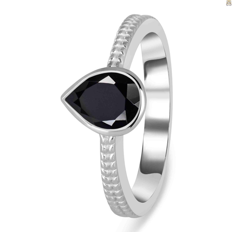 Black Tourmaline Ring BLS-RDR-347.