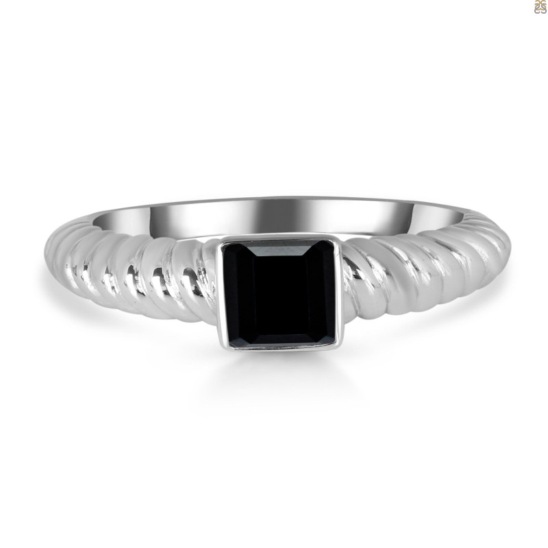 Black Tourmaline Ring BLS-RDR-357.