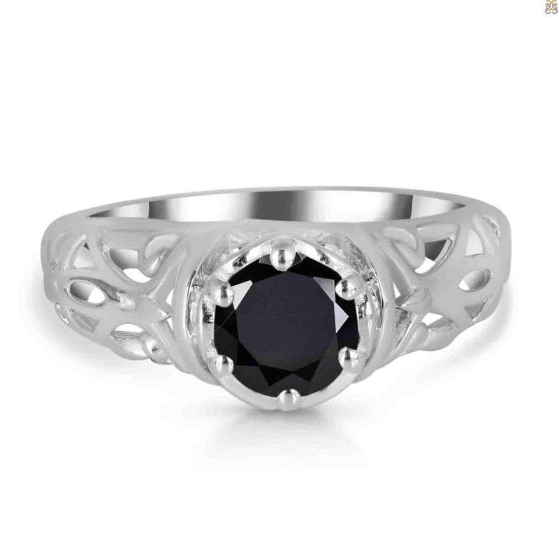 Black Tourmaline Ring BLS-RDR-363.