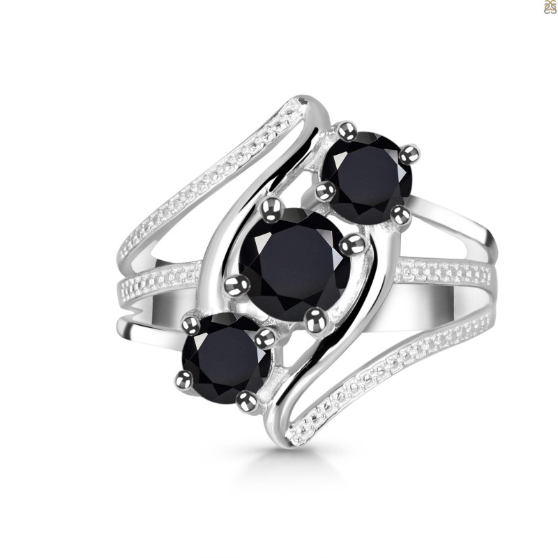 Black Tourmaline Ring BLS-RDR-37.