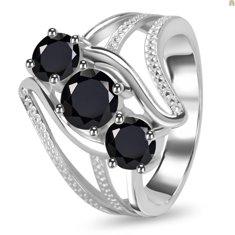 Black Tourmaline Ring BLS-RDR-37.