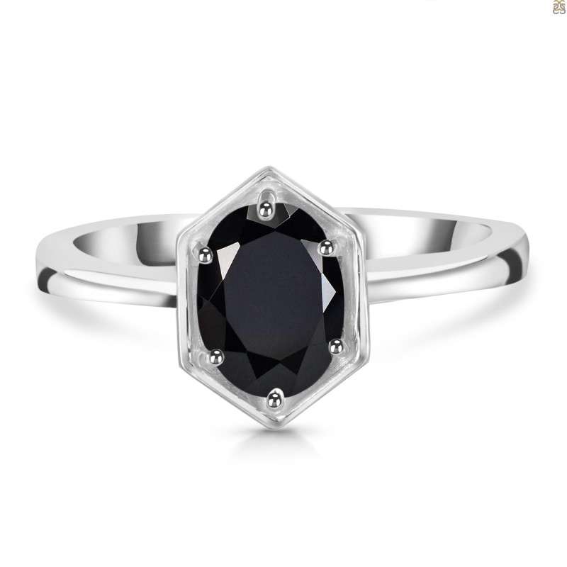 Black Tourmaline Ring BLS-RDR-374.