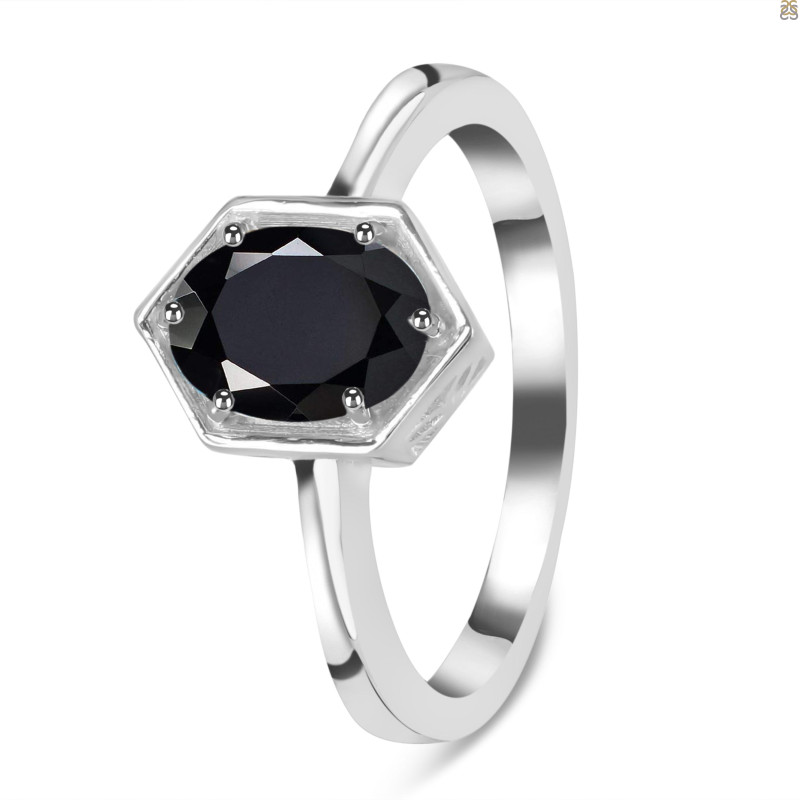 Black Tourmaline Ring BLS-RDR-374.