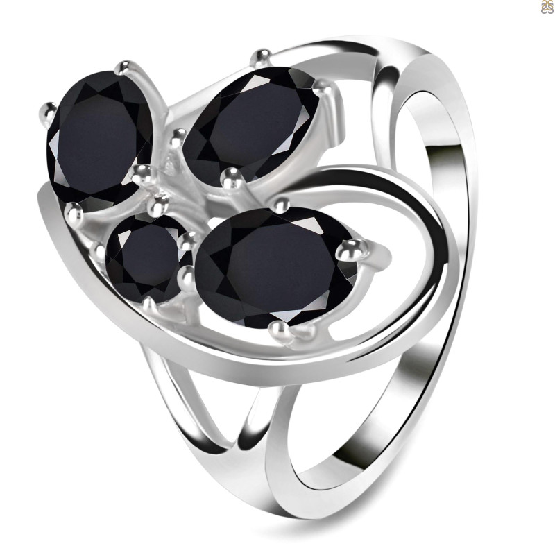 Black Tourmaline Ring BLS-RDR-38.