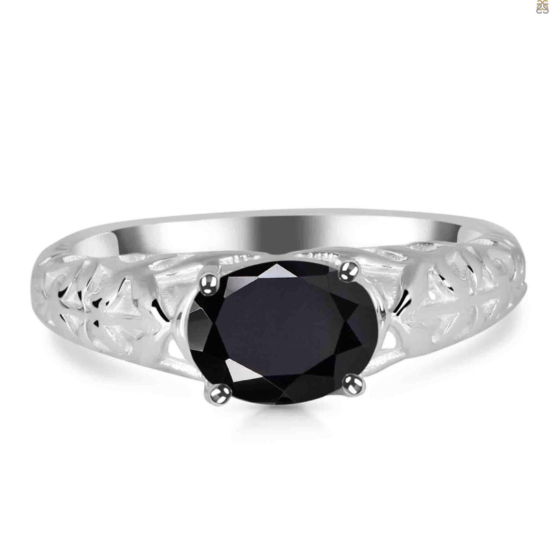 Black Tourmaline Ring BLS-RDR-385.