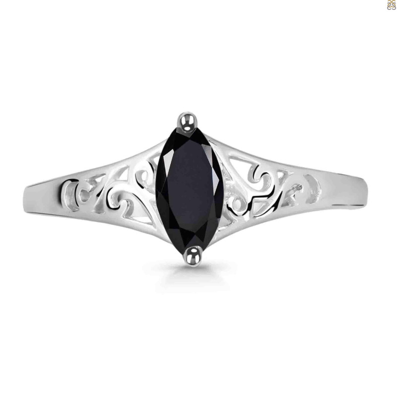 Black Tourmaline Ring BLS-RDR-386.