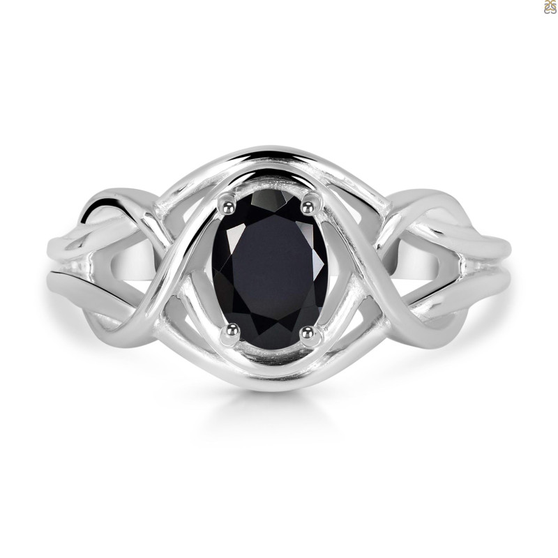 Black Tourmaline Ring BLS-RDR-387.
