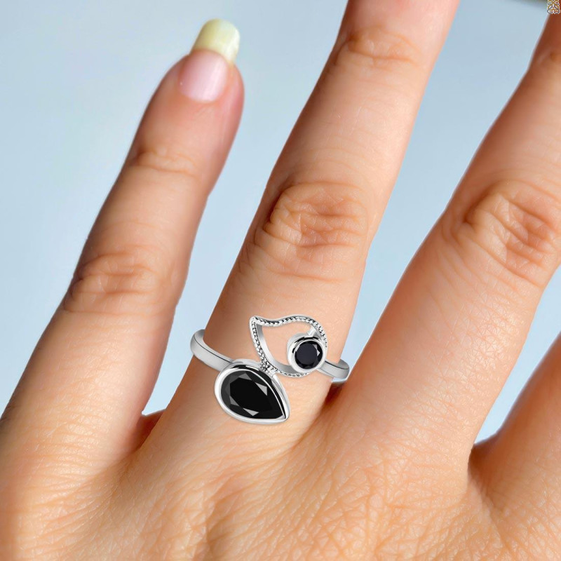 Black Tourmaline Ring BLS-RDR-39.