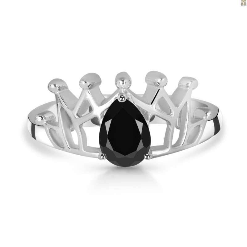 Black Tourmaline Ring BLS-RDR-390.