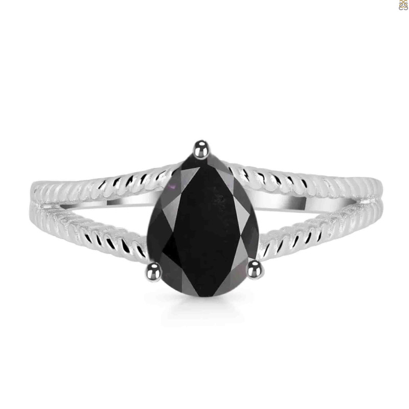 Black Tourmaline Ring BLS-RDR-392.