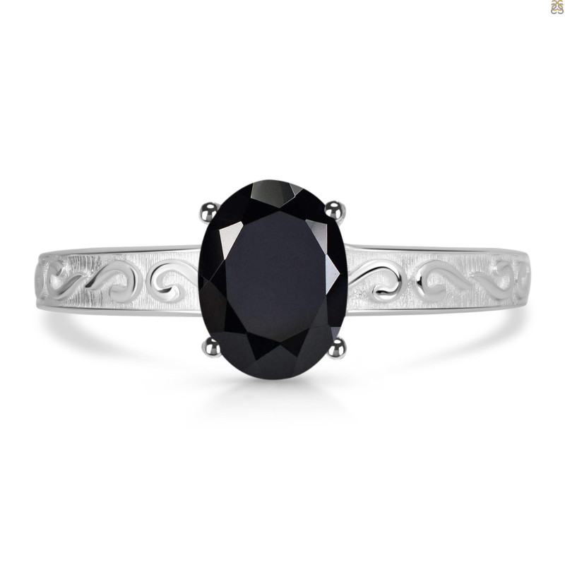 Black Tourmaline Ring BLS-RDR-394.