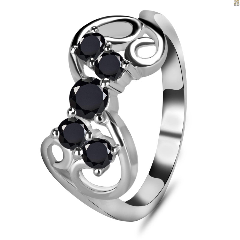 Black Tourmaline Ring BLS-RDR-40.