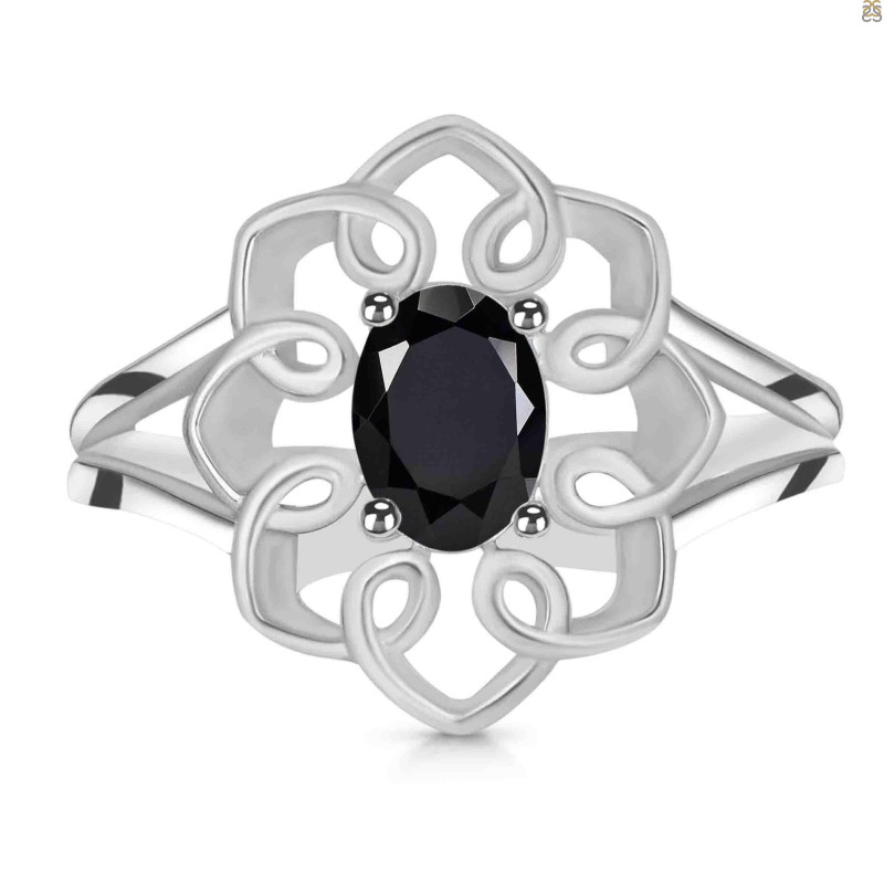 Black Tourmaline Ring BLS-RDR-401.