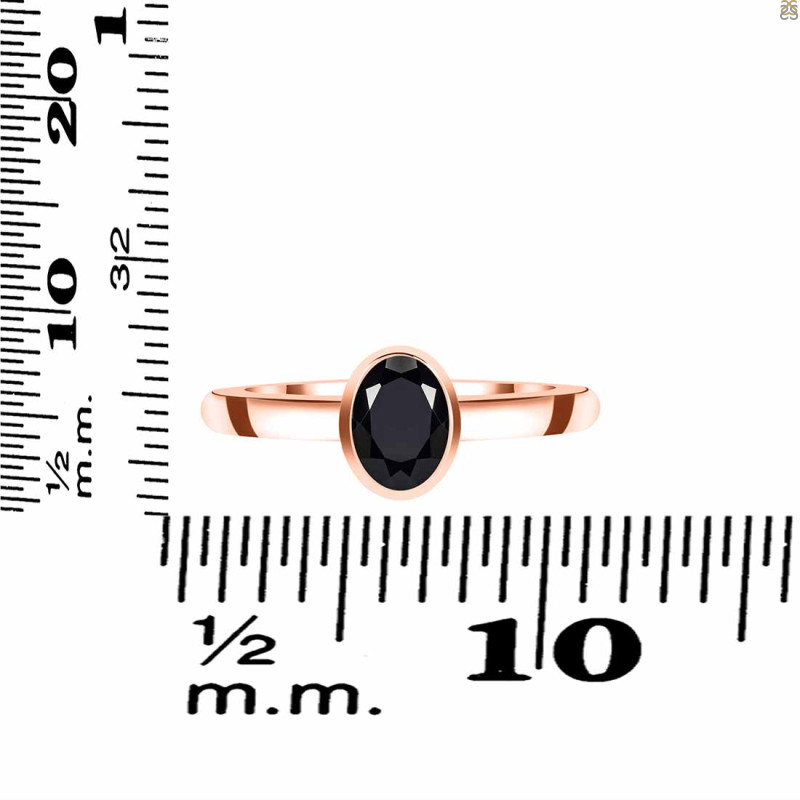 Black Tourmaline Ring BLS-RDR-4032.