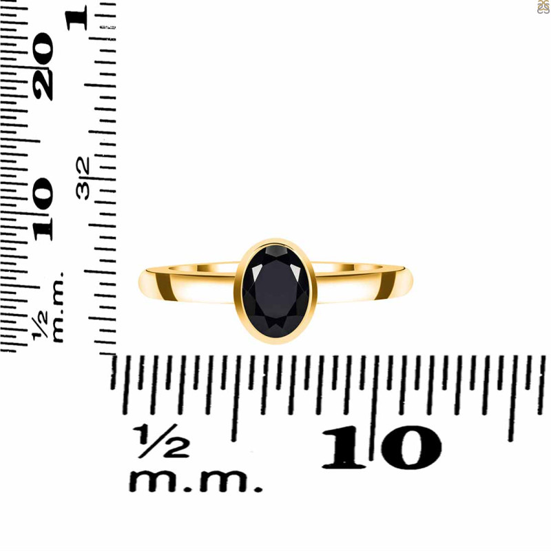 Black Tourmaline Ring BLS-RDR-4032.