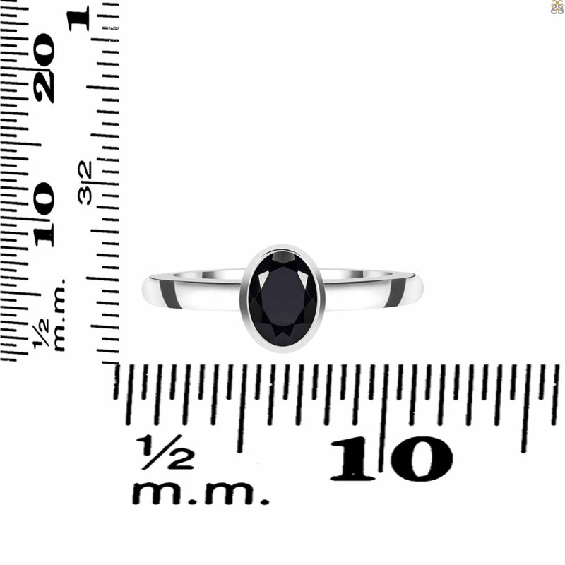 Black Tourmaline Ring BLS-RDR-4032.