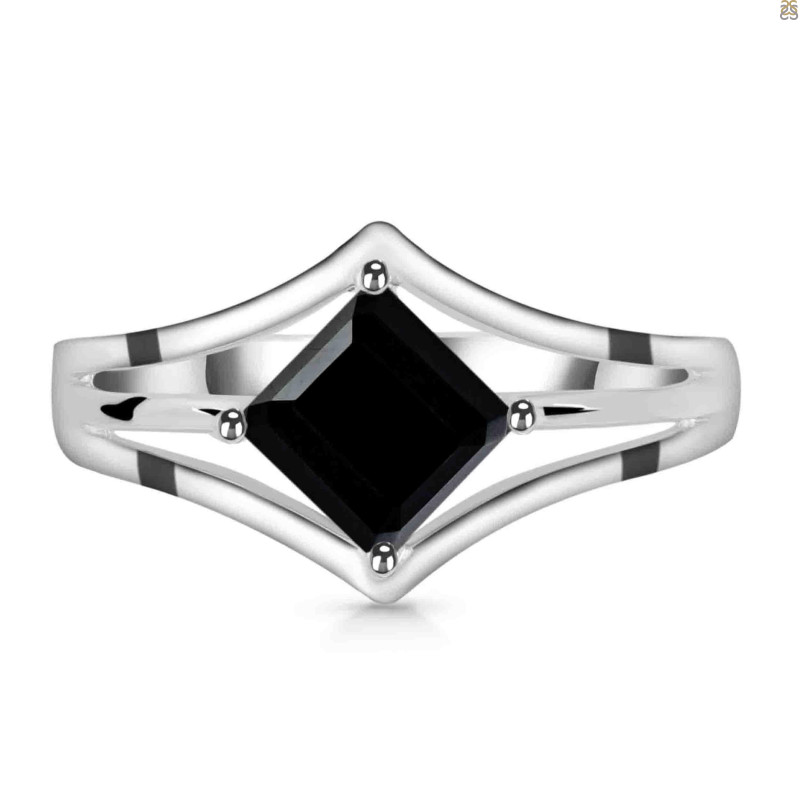 Black Tourmaline Ring BLS-RDR-408.