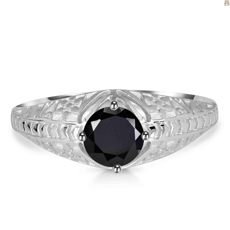 Black Tourmaline Ring BLS-RDR-410.