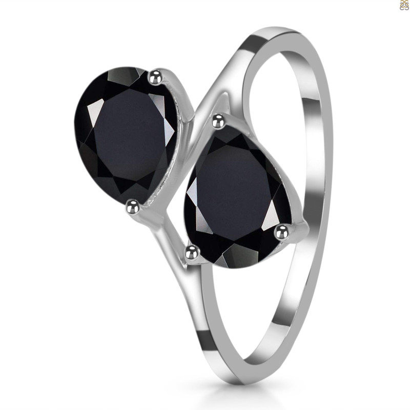Black Tourmaline Ring BLS-RDR-416.