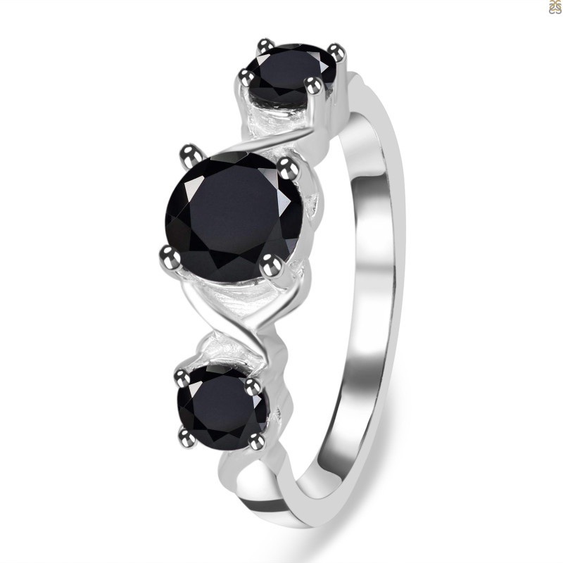 Black Tourmaline Ring BLS-RDR-425.