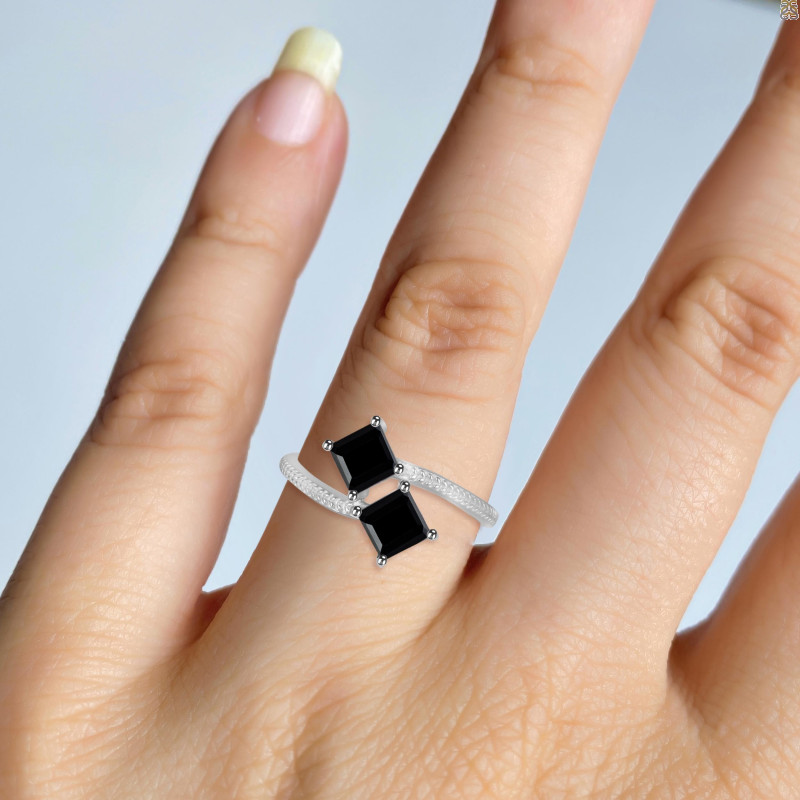 Black Tourmaline Ring BLS-RDR-426.