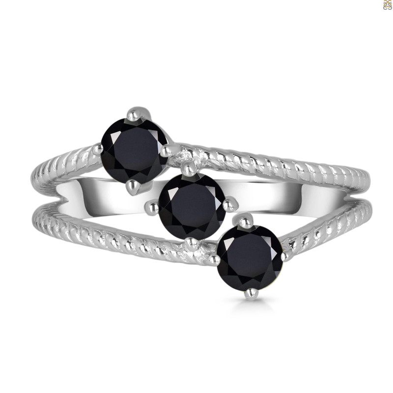 Black Tourmaline Ring BLS-RDR-427.