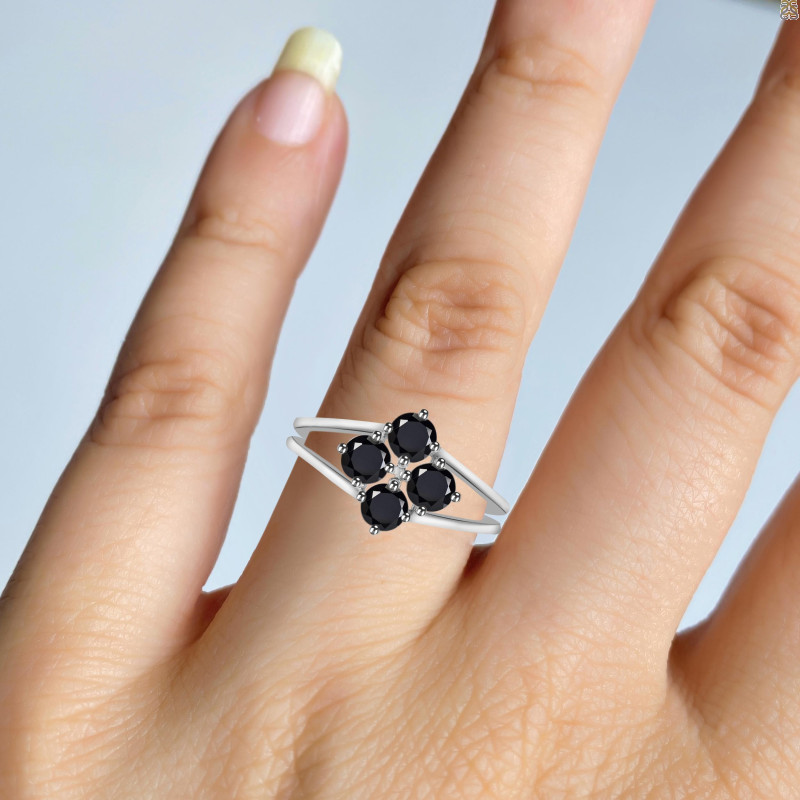 Black Tourmaline Ring BLS-RDR-428.