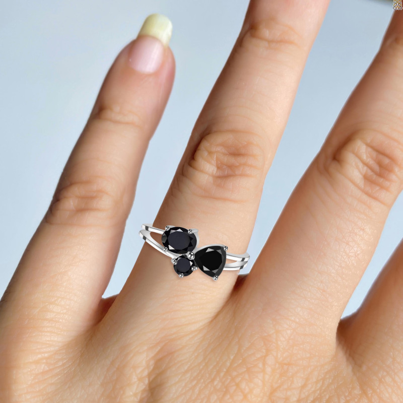 Black Tourmaline Ring BLS-RDR-439.