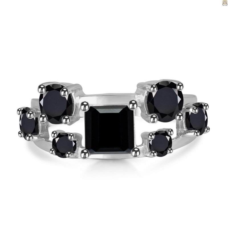 Black Tourmaline Ring BLS-RDR-457.